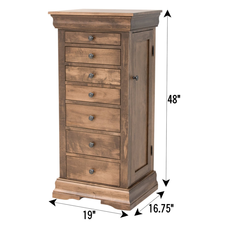 Madison Amish Jewelry Armoire