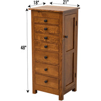 Amish Mission Jewelry Armoire