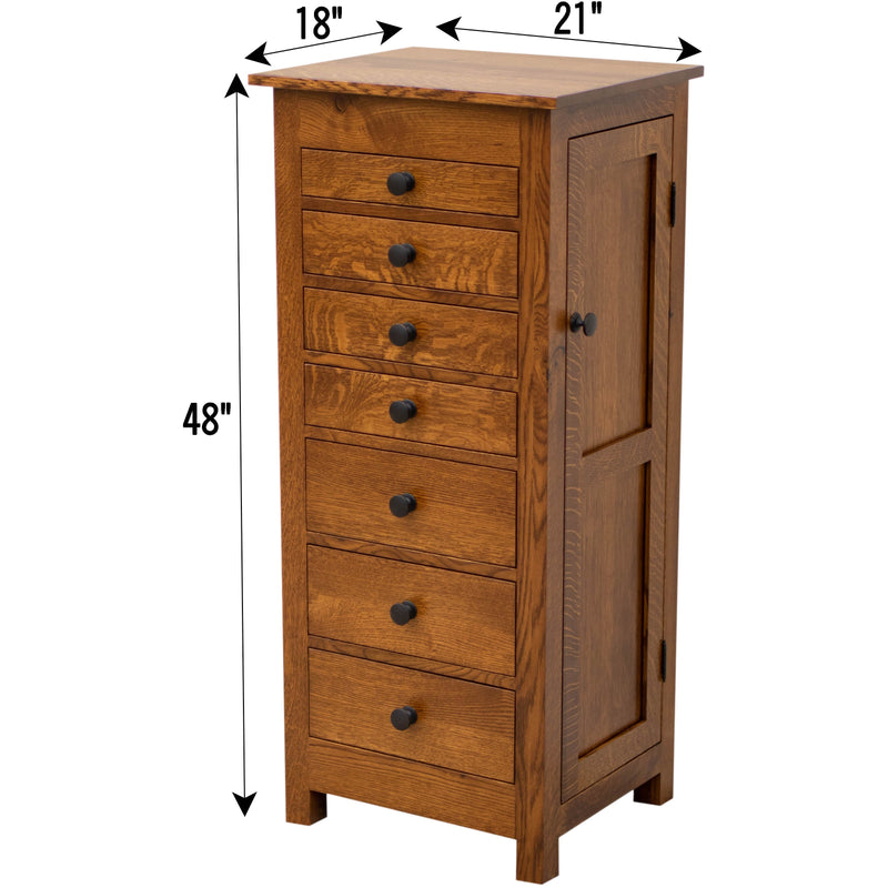 Amish Mission Jewelry Armoire