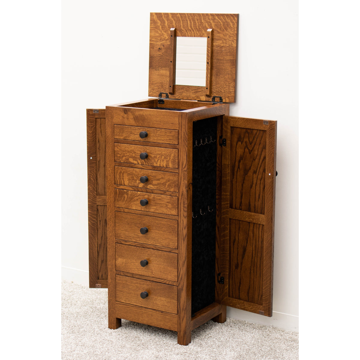 Amish Mission Jewelry Armoire