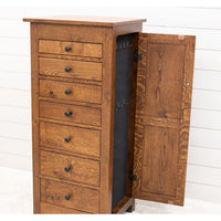 Amish Mission Maple Wood Jewelry Armoire | WB