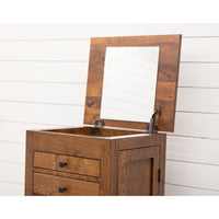 Amish Mission Maple Wood Jewelry Armoire | WB