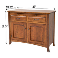 Bismark Cherry Wood Buffet - 2-Door | MC