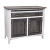 Bismark White & Wood Buffet - 2-Door | M-AV&GS