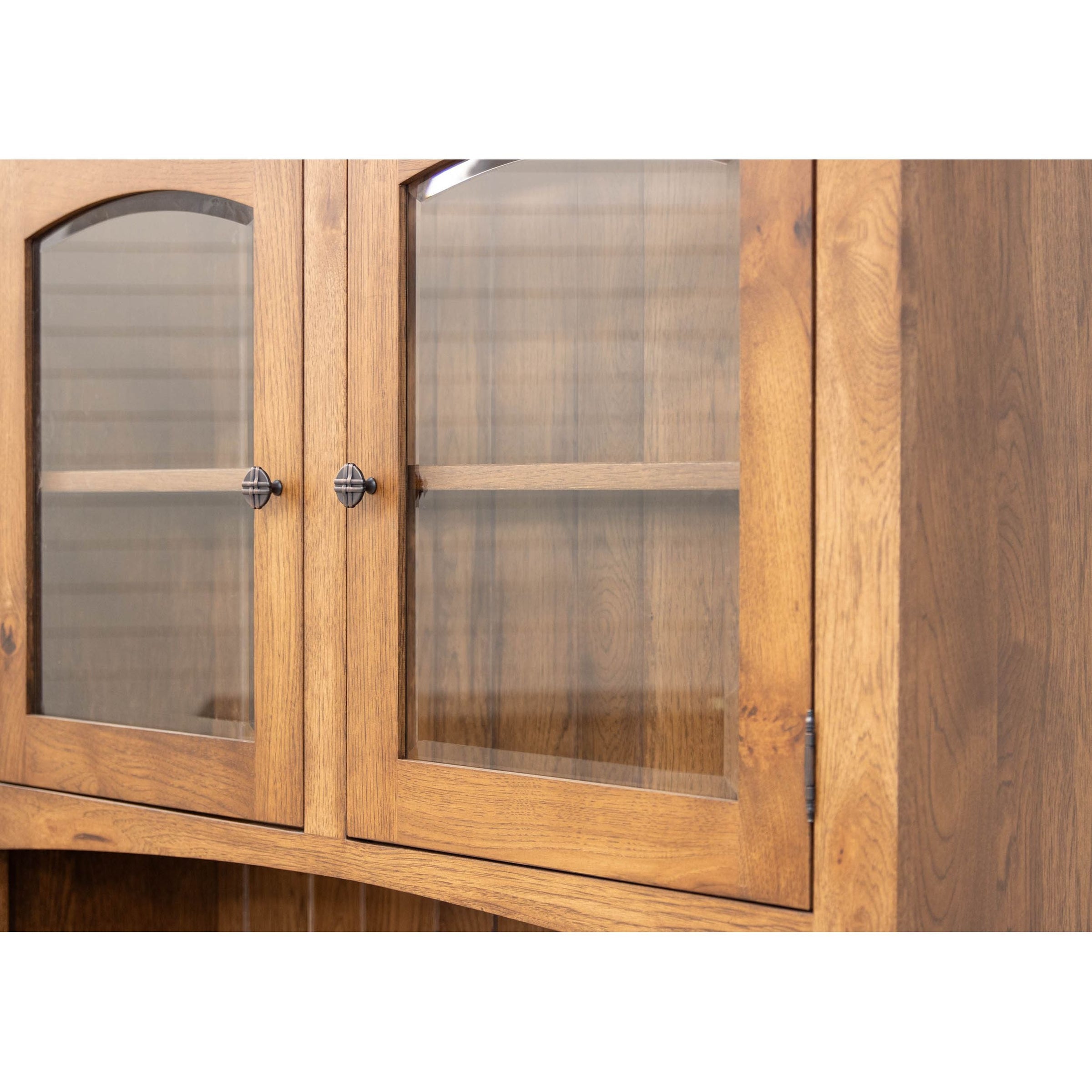Bismark Hickory Wood Hutch - 2-Door | HC