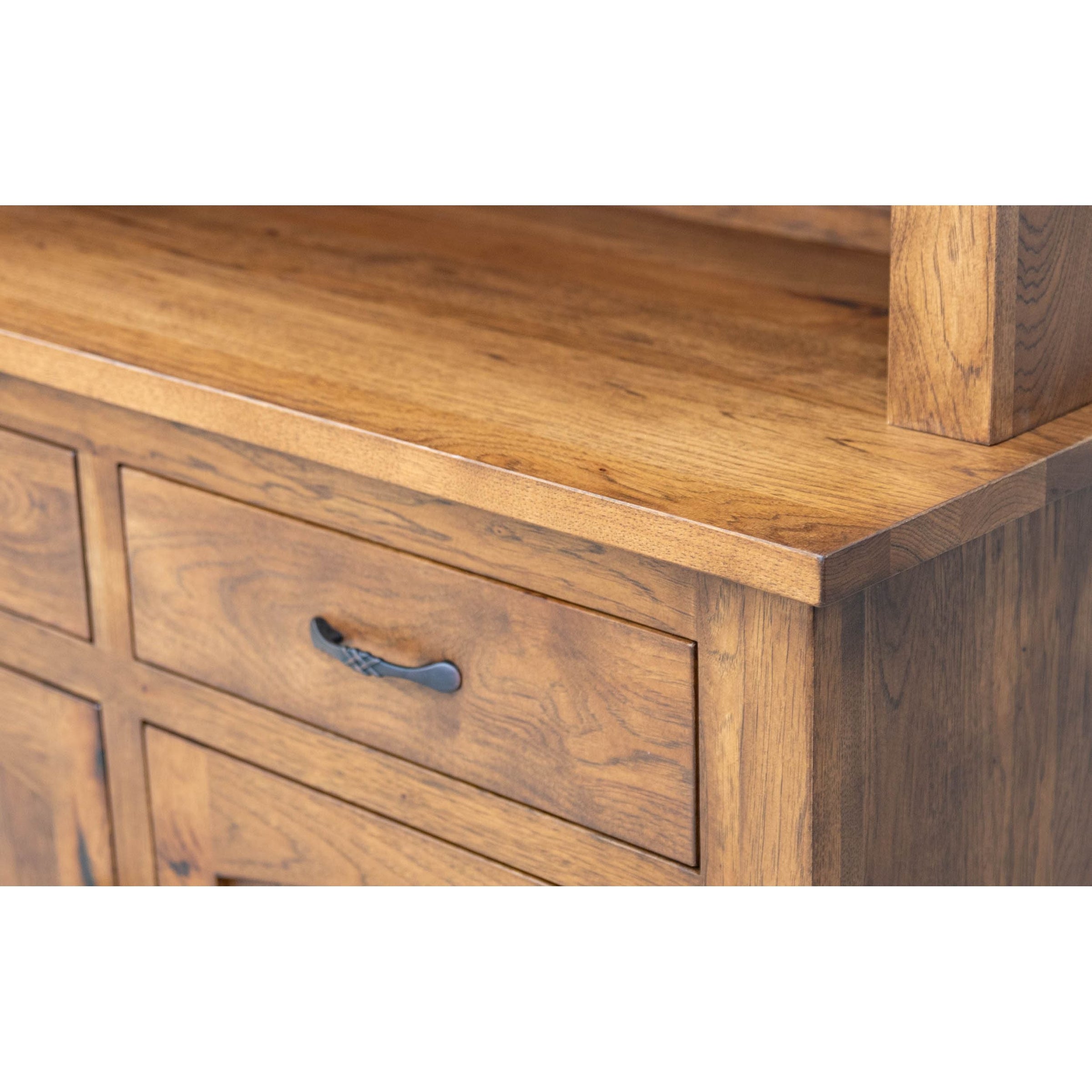Bismark Hickory Wood Hutch - 2-Door | HC