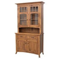 Bismark Hickory Wood Hutch - 2-Door | HC