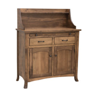 Bismark Maple Wood Buffet with Hutch Topper - 2-Door | CO