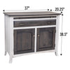 Bismark Maple Wood Buffet - 2-Door | GS
