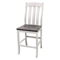 Florence White & Wood 24" Stationary Bar Stool | M-AV&GS