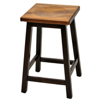 Montgomery 24" Black & Wood Bar Stool | M-EB&E-MC