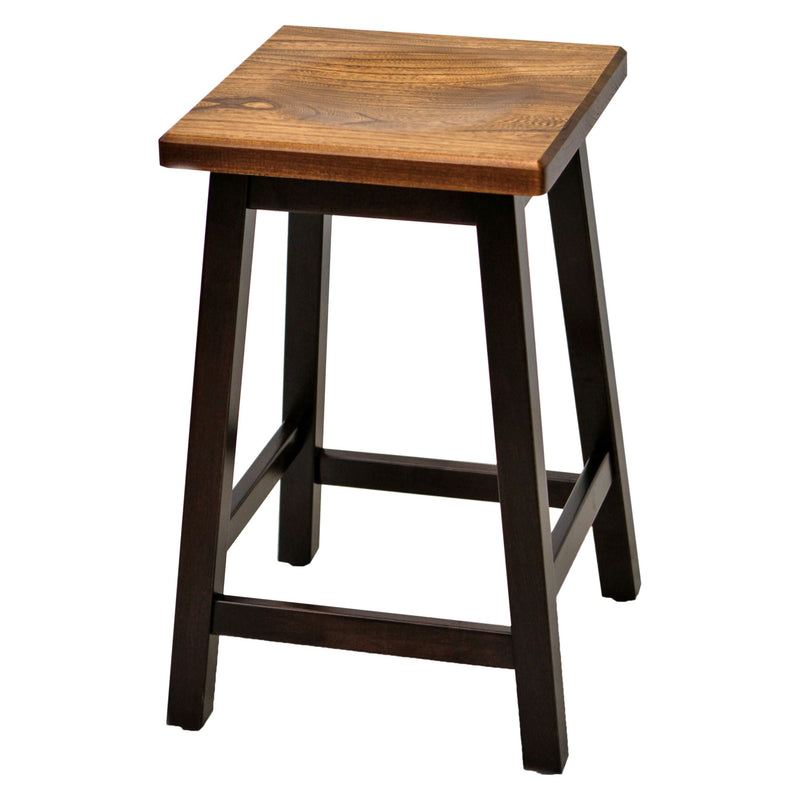 Montgomery 24" Black & Wood Bar Stool | M-EB&E-MC