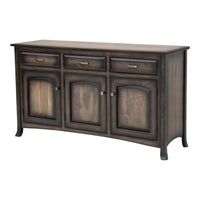 Bismark Maple Wood Buffet - 3-Door | SP-Burn