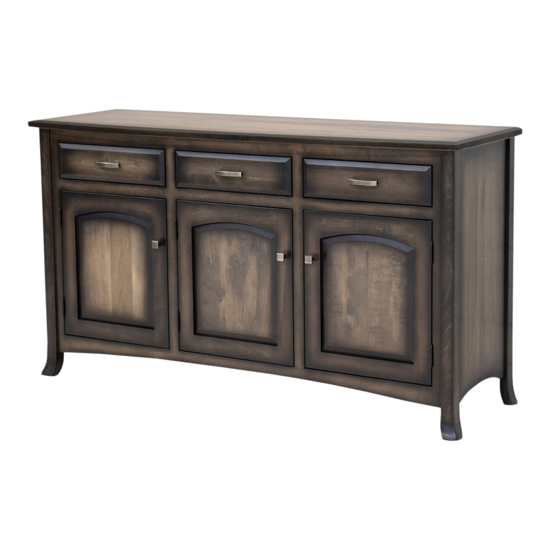 Bismark Maple Wood Buffet - 3-Door | SP-Burn