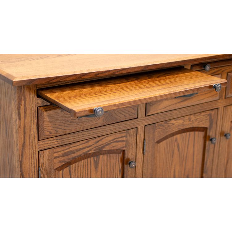 Bismark Oak Wood Buffet - 3-Door | MC