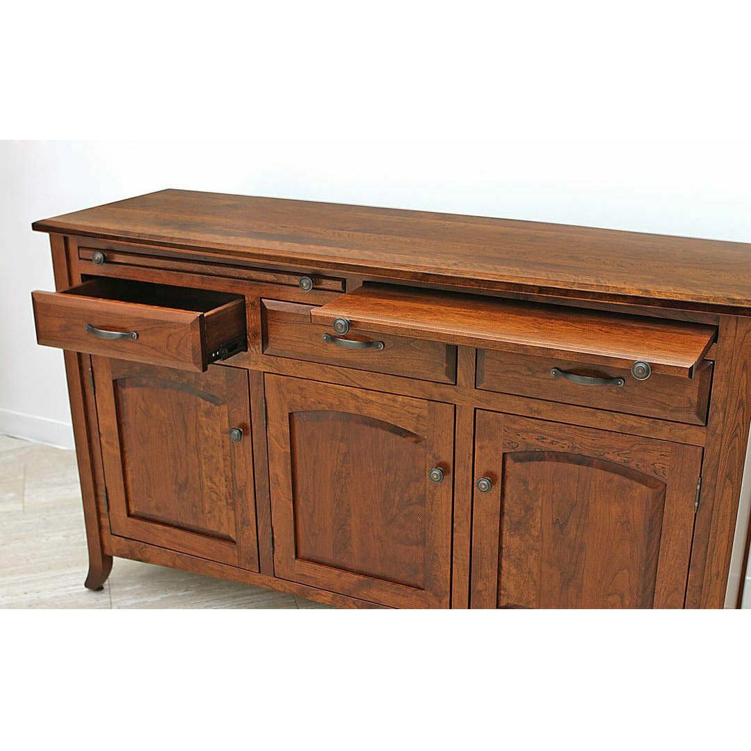 Bismark Cherry Wood Buffet - 3-Door | MC
