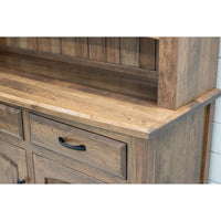 Bismark Cherry Wood Hutch, 67" wide | CO