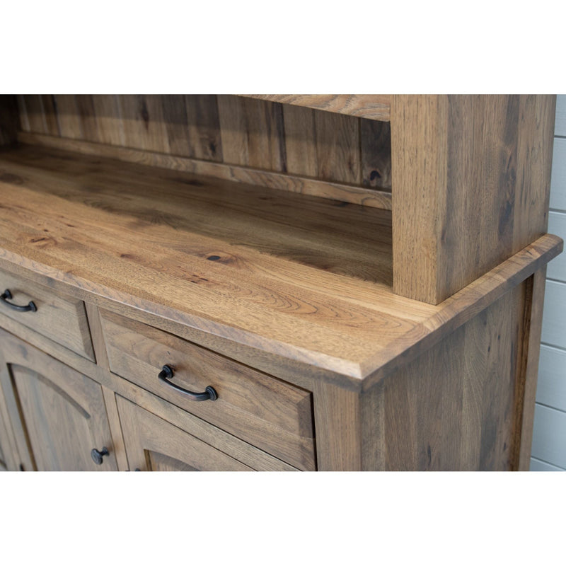 Bismark Hickory Wood Hutch, 67" wide | CO