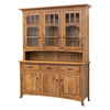 Bismark Hickory Wood Hutch, 67" wide | HC