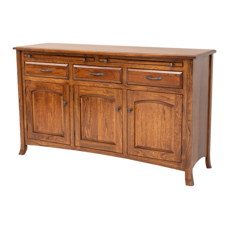 Bismark Elm Wood Buffet - 3-Door | MC