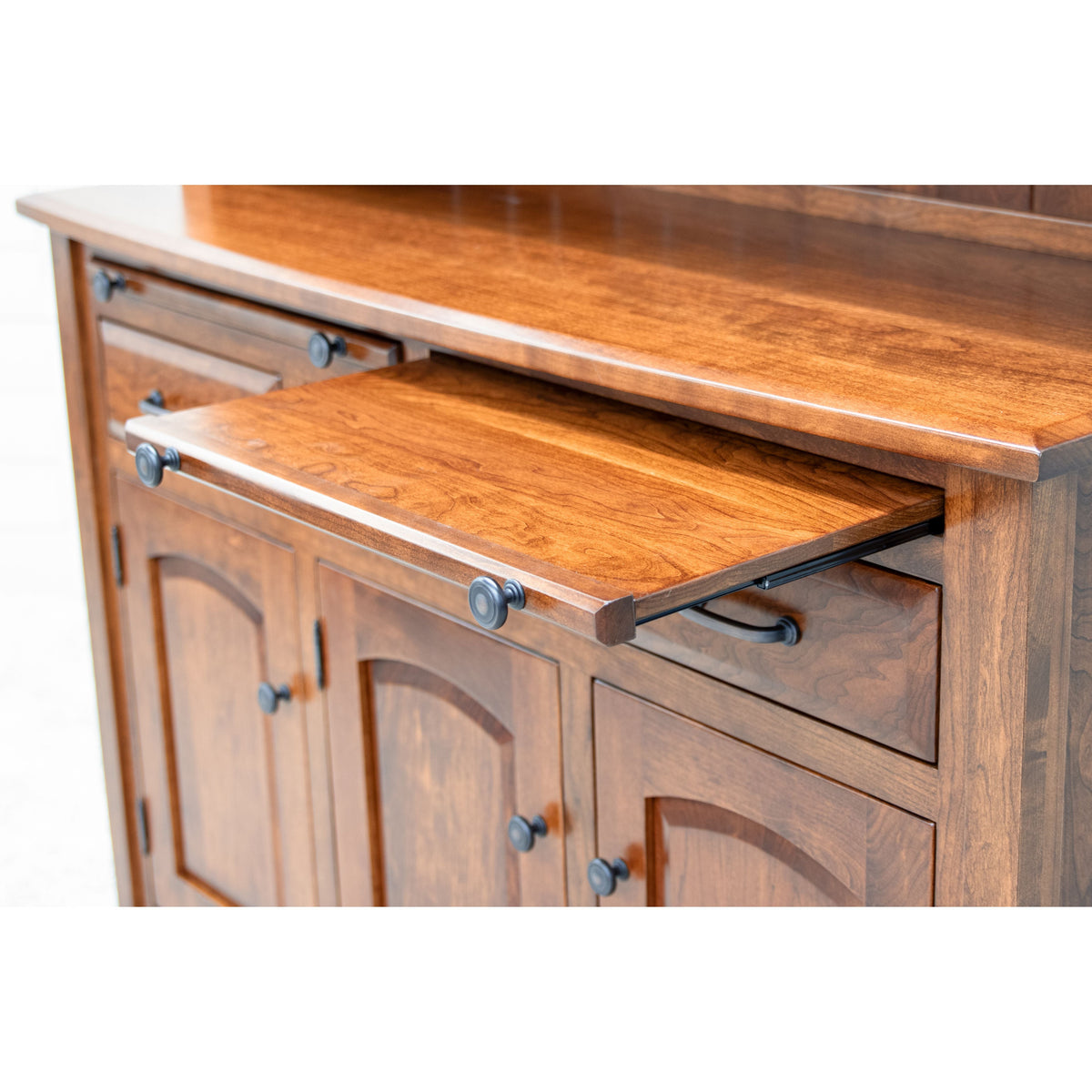 Bismark Cherry Wood Hutch, 56" wide | MC