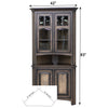 Bismark Maple Wood Corner Hutch | SP-Burn