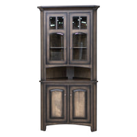 Bismark Maple Wood Corner Hutch | SP-Burn