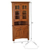 Bismark Quarter Sawn White Oak Wood Corner Hutch | ASB