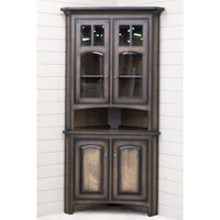Bismark Maple Wood Corner Hutch | SP-Burn