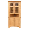 Bismark Oak Wood Corner Hutch | S-2