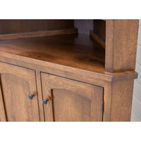 Bismark Quarter Sawn White Oak Wood Corner Hutch | BV