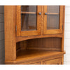 Bismark Quarter Sawn White Oak Wood Corner Hutch | MC