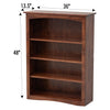 Seattle Solid Maple Wood 48" Bookcase | CO