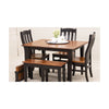 Yoder's Shaker Small Amish Kitchen Table with Black Legs | M-EB&E-MC