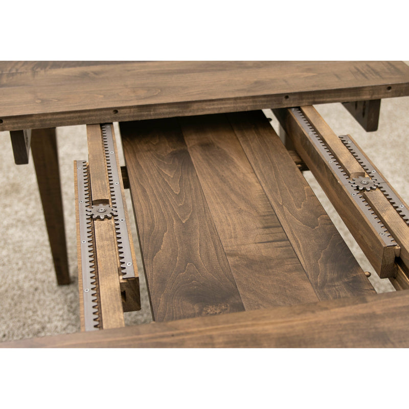 Yoder's Shaker Small Modern Extending Maple Wood Kitchen Table | CO