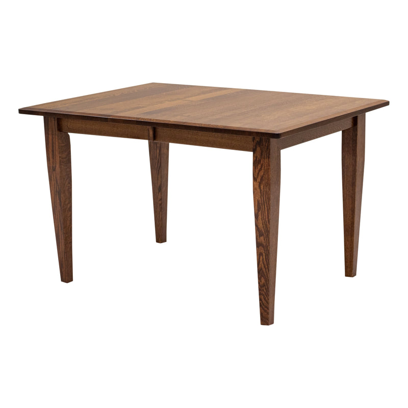 Yoder's Shaker Quarter Sawn White Oak Wood Small Rectangle Kitchen Table | ASB