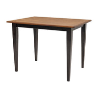 Clinton Shaker Black & Wood Extending Pub Table | M-EB&E-MC