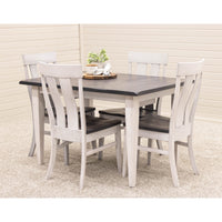 Yoder's Shaker White & Wood Small Rectangle Kitchen Table | M-AV&GS