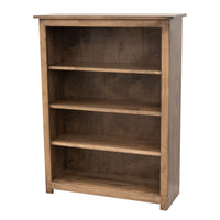Straight Seattle Solid Maple Wood 48" Bookcase | CO