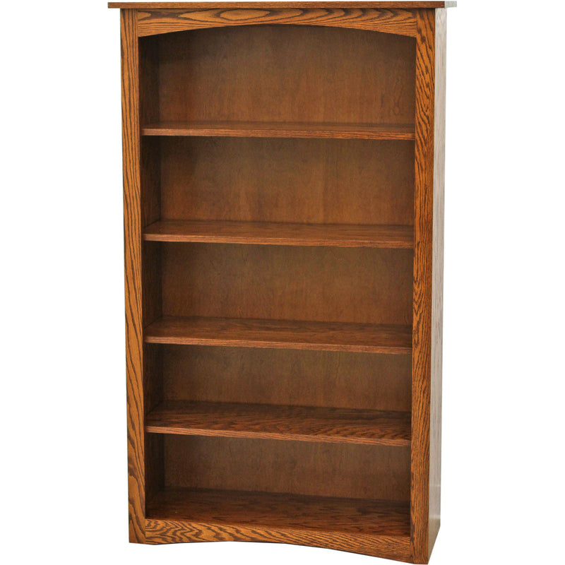 Seattle Solid Oak Wood 60" Bookcase | MC