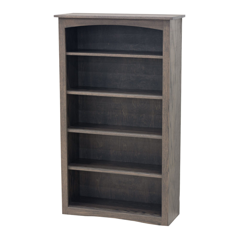 Seattle Solid Oak Wood 60" Bookcase | SB