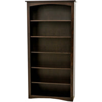 Seattle Solid Oak Wood 72" Bookcase | EB