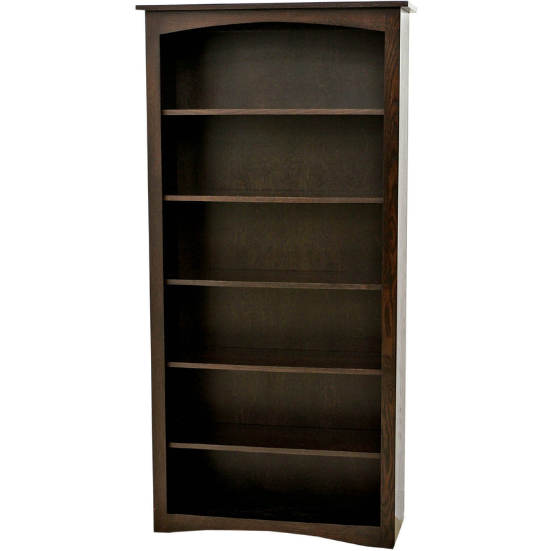 Seattle Solid Oak Wood 72" Bookcase | EB