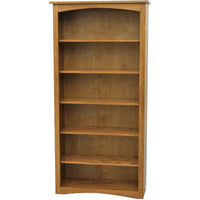 Seattle Solid Oak Wood 72" Bookcase | FW