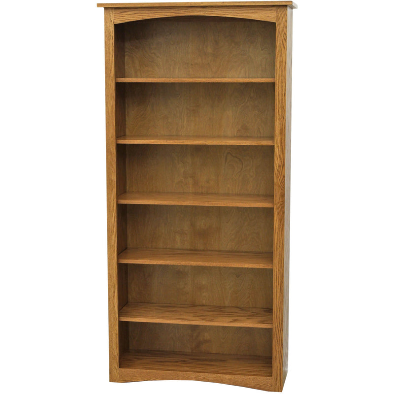 Seattle Solid Oak Wood 72" Bookcase | FW