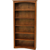 Seattle Solid Oak Wood 72" Bookcase | MC