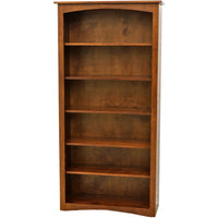 Seattle Solid Oak Wood 72" Bookcase | MC