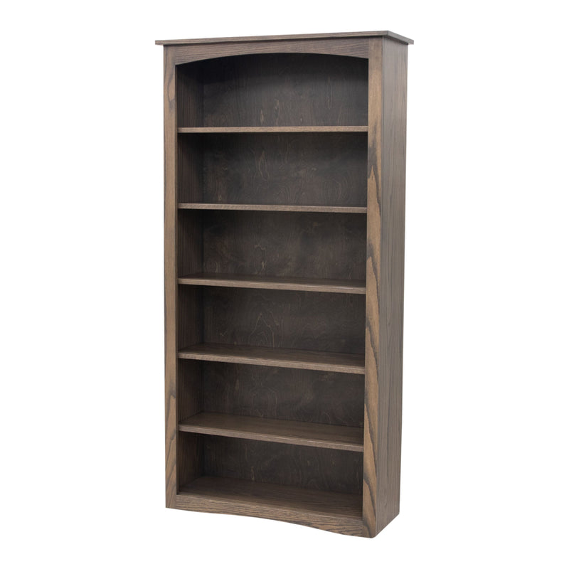 Seattle Solid Oak Wood 72" Bookcase | GY