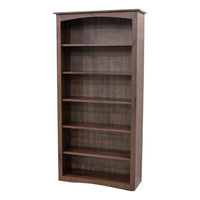 Seattle Solid Walnut Wood 72" Bookcase | CO
