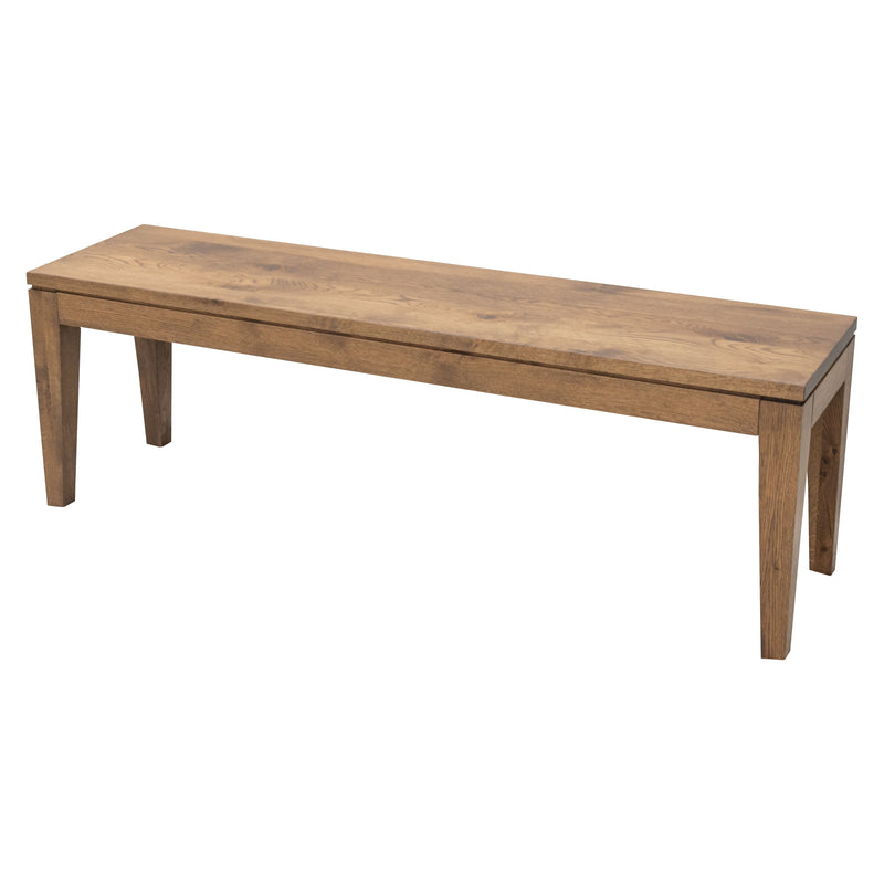 Milton Mid Century Hickory Wood Dining Bench | CO